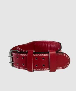 LEATHER BELT(RED)